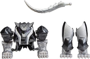 Marvel Mech Strike Mechasaurs, 4-Inch Black Panther with Sabre Claw Action Figure