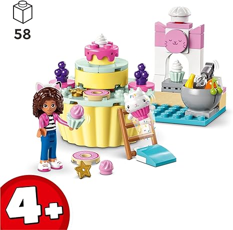 LEGO Gabby's Dollhouse Bakey with Cakey Fun 10785 Building Toy Set for Fans of The DreamWorks Animation Series