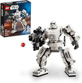 LEGO Star Wars Stormtrooper Mech 75370 Star Wars Collectible for Kids, this Buildable Star Wars Action Figure Features a Cockpit, Buildable Blaster and Iconic Imperial Stormtrooper Minifigure