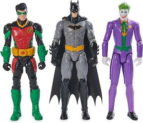 DC Comics, Batman Team Up 3-Pack, The Joker, Robin 12-inch Figures, Collectible Super Hero Kids Toys for Boys & Girls