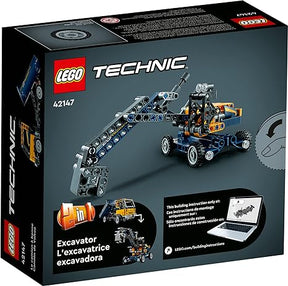 LEGO Technic Dump Truck 42147, 2in1 Toy Set, Construction Vehicle Model to Excavator Digger