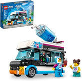 LEGO City Penguin Slushy Van Building Toy - Featuring a Truck and Costumed Minifigure, Great Gift Idea for Boys and Girls, Truck Toy for Kids Ages 5 and Up, 60384