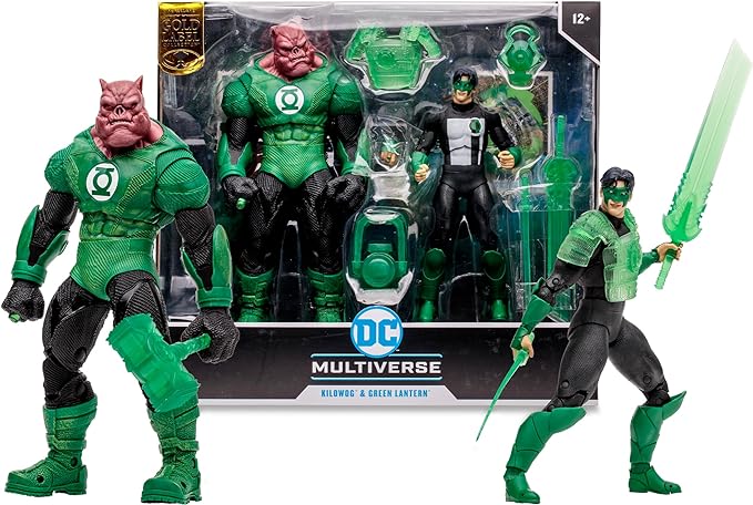 McFarlane Toys - DC Multiverse Kilowog & Green Lantern 2pk, Gold Label, Amazon Exclusive