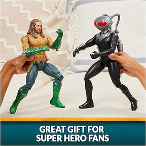 DC Comics, Aquaman, Black Manta Action Figure, 12-inch, Detailed Sculpting, Movie Styling, Easy to Pose, Collectible Superhero Kids Toys for Boys 3+