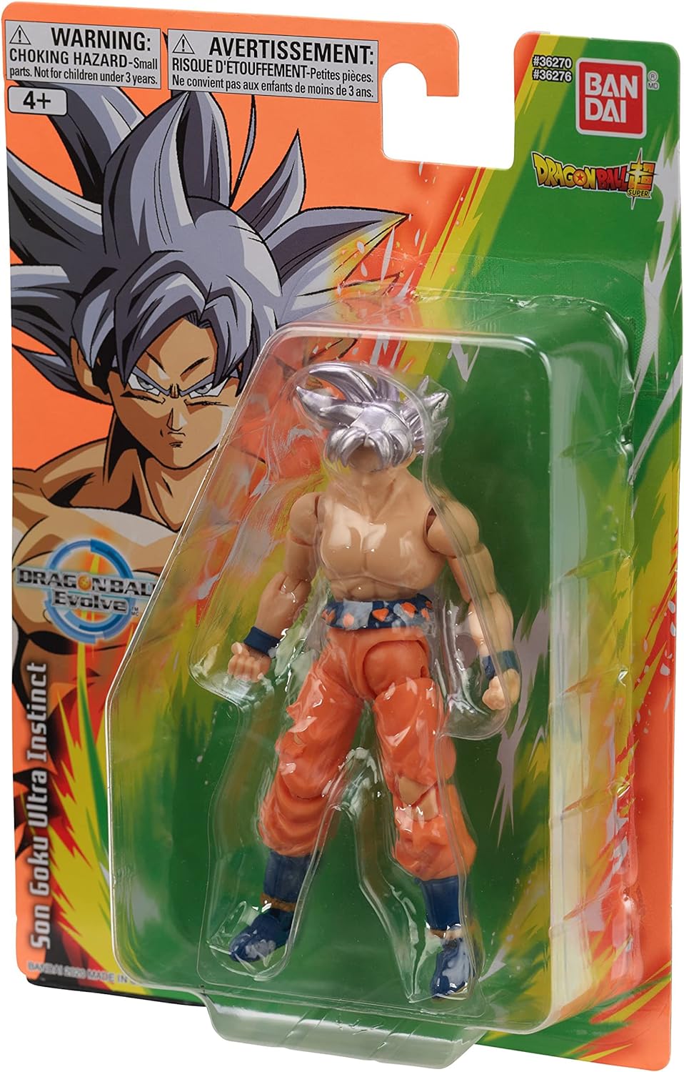 Dragon Ball Super Evolve - 5" Goku Ultra Instinct Action Figure