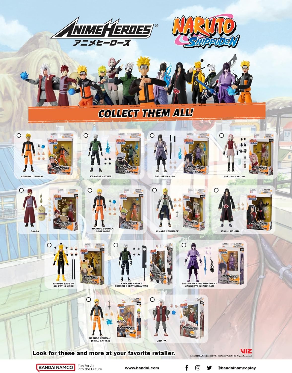 ANIME HEROES - Naruto Shippuden - Naruto Uzumaki Sage of Six Paths Mode Action Figure