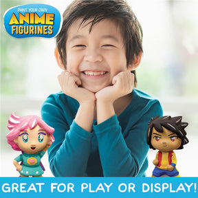 Made By Me Anime Figurines, Arts & Crafts Painting Kit, Small, Multi, 2 Piece