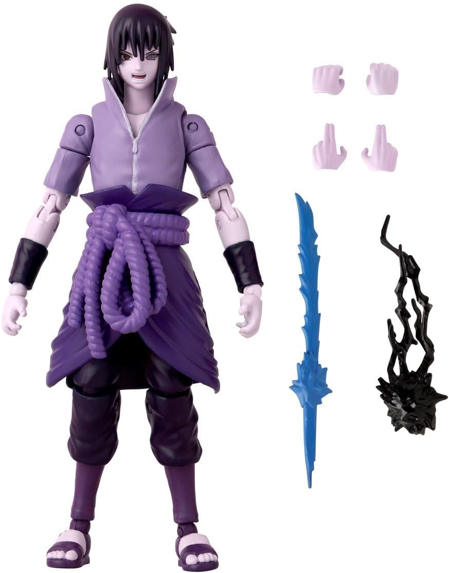 ANIME HEROES - Naruto Shippuden - Uchiha Sasuke Rinnegan/Mangekyo Sharingan Action Figure