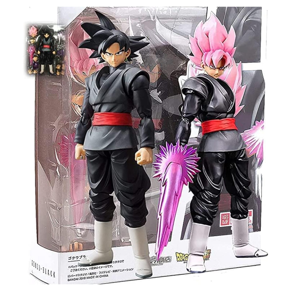 Anime Movies Action Figure PVC Action Toys with Multiple Accessories Statue Model Figurine Car Ornaments and Home Decoration. (Pink）