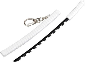 4ps Mini Toy Katana Keychain, Metal Model Sword with Pull Out Best Gift for Anime Lovers Samurai Sword Game Series