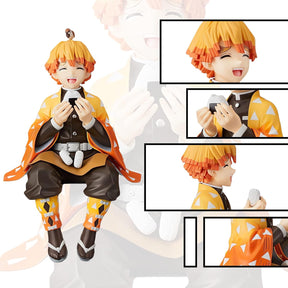 Zenitsu Agatsuma Ghost Slayer Figure Eat Rice Balls Series Action Figure