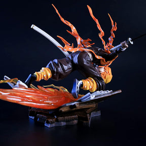 Agatsuma Zenitsu Battle Pose Figure,Anime Figure Environmental PVC Collection Statue Model