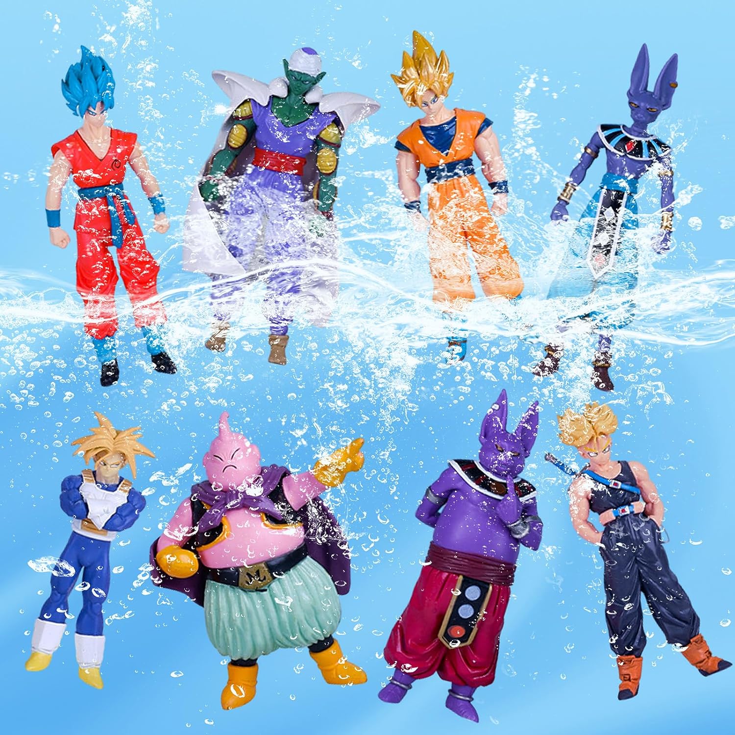 5.7" Goku Action Figures,Set of 8 Super Hero Anime Action Figure Toys,Classic Characters Action Figure