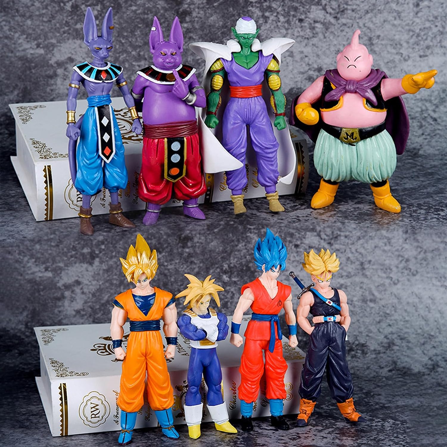 5.7" Goku Action Figures,Set of 8 Super Hero Anime Action Figure Toys,Classic Characters Action Figure