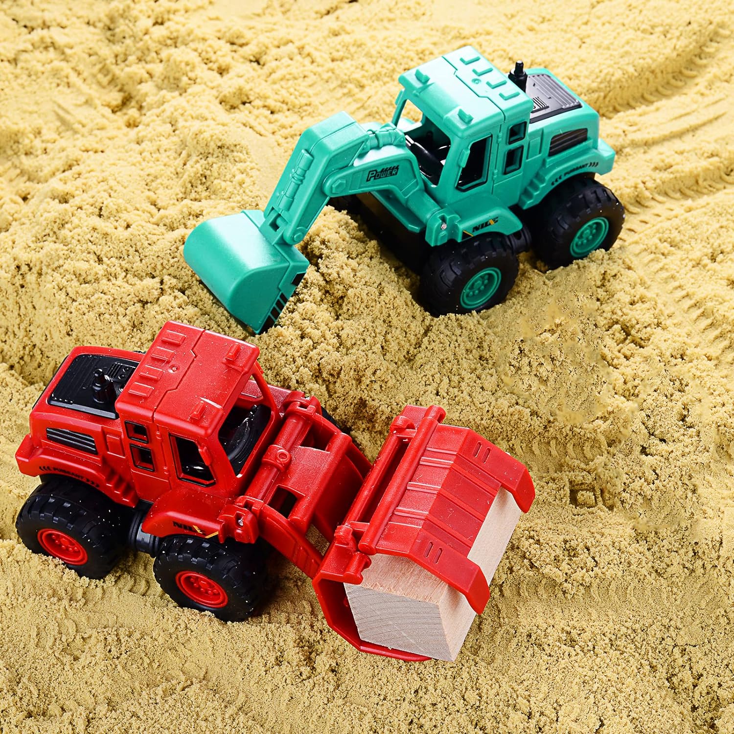 Construction Toys for 3 Years Old Boys Girls Kids, Construction Truck Toys Vehicles Sand Toys Trucks Excavator, Bulldozer, Road Roller