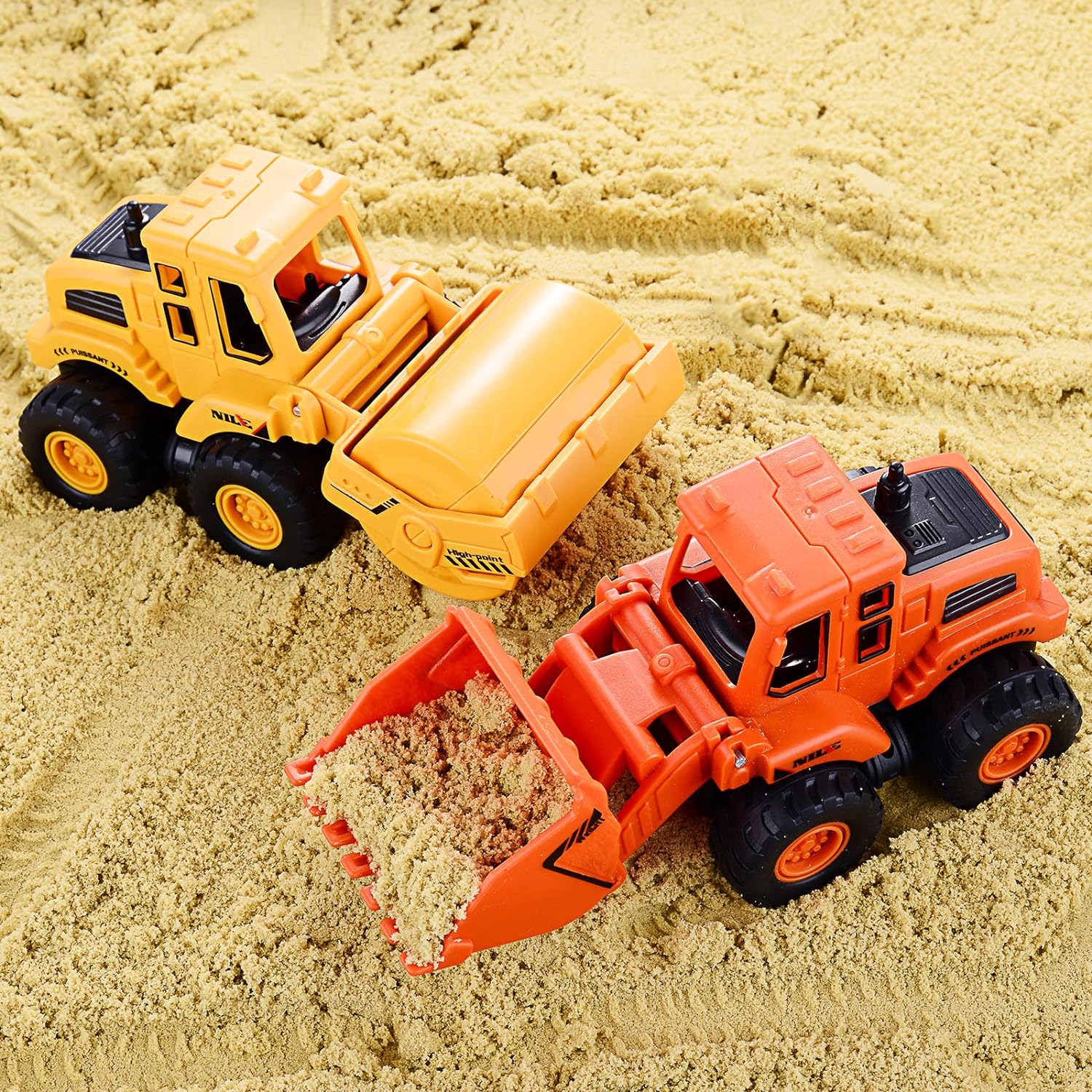 Construction Toys for 3 Years Old Boys Girls Kids, Construction Truck Toys Vehicles Sand Toys Trucks Excavator, Bulldozer, Road Roller