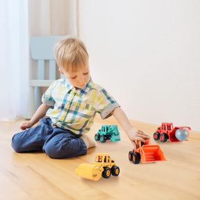 Construction Toys for 3 Years Old Boys Girls Kids, Construction Truck Toys Vehicles Sand Toys Trucks Excavator, Bulldozer, Road Roller