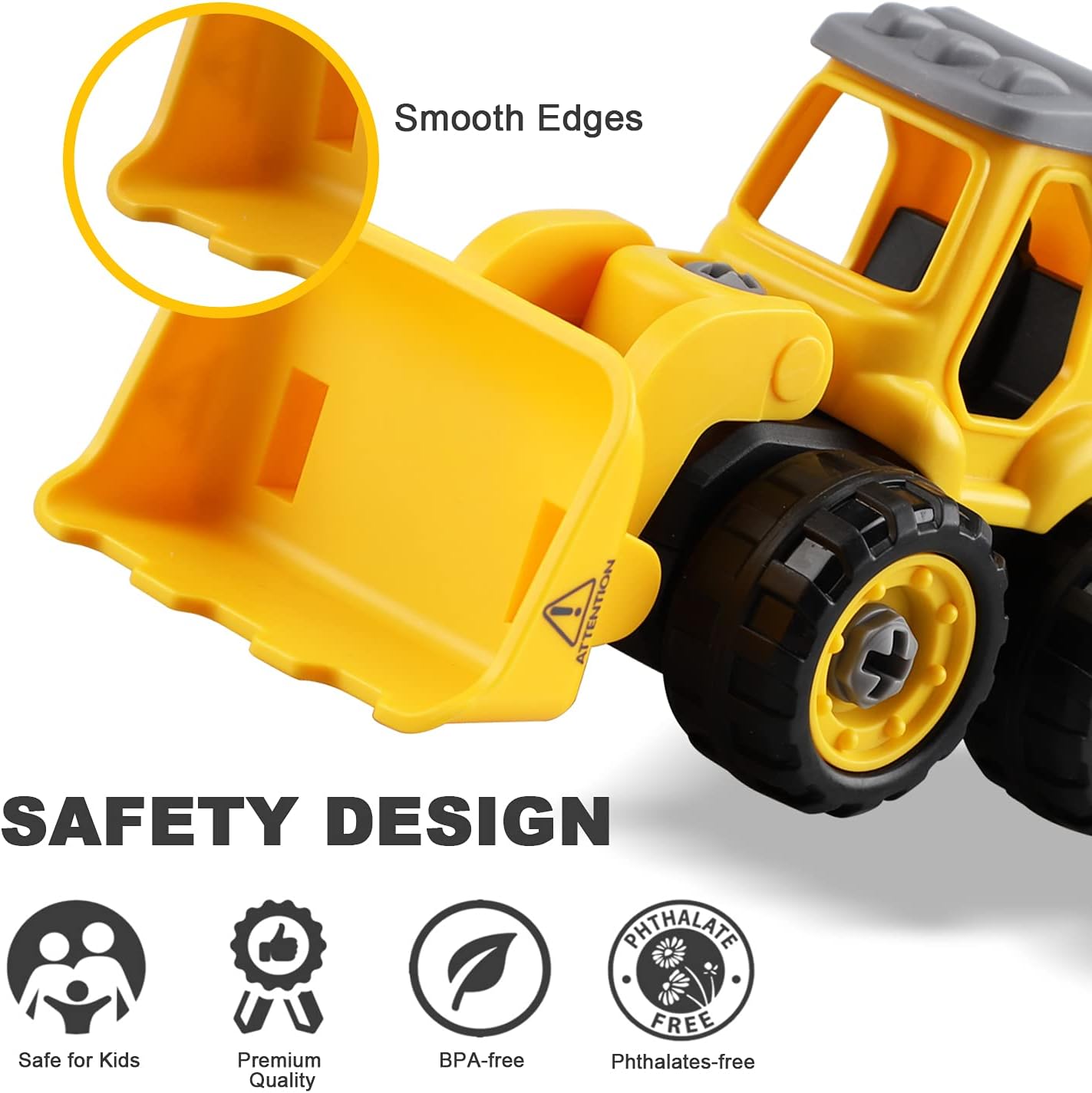 TOY Life Constructions Toys Vehicles Trucks Take Apart Toys Sandbox Toys Trucks Set Excavators Building Car Toys with Drills