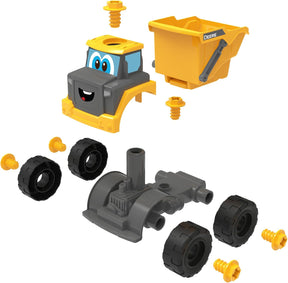 Dump Truck Toy - Buildable Dump Truck Take Apart Toys with Toy Drill - AA Batteries Included