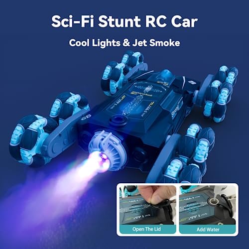 8WD Gesture Sensing Stunt RC Cars | Black