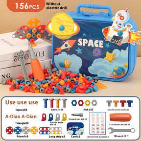 Screw Tool Box Assembly Toy for Kids | MUJHY ISK Educational Building Set