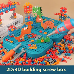 Screw Tool Box Assembly Toy for Kids | MUJHY ISK Educational Building Set