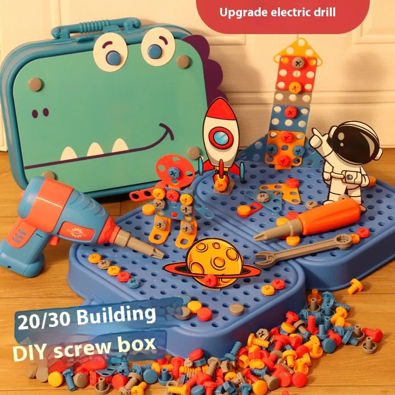 Screw Tool Box Assembly Toy for Kids | MUJHY ISK Educational Building Set