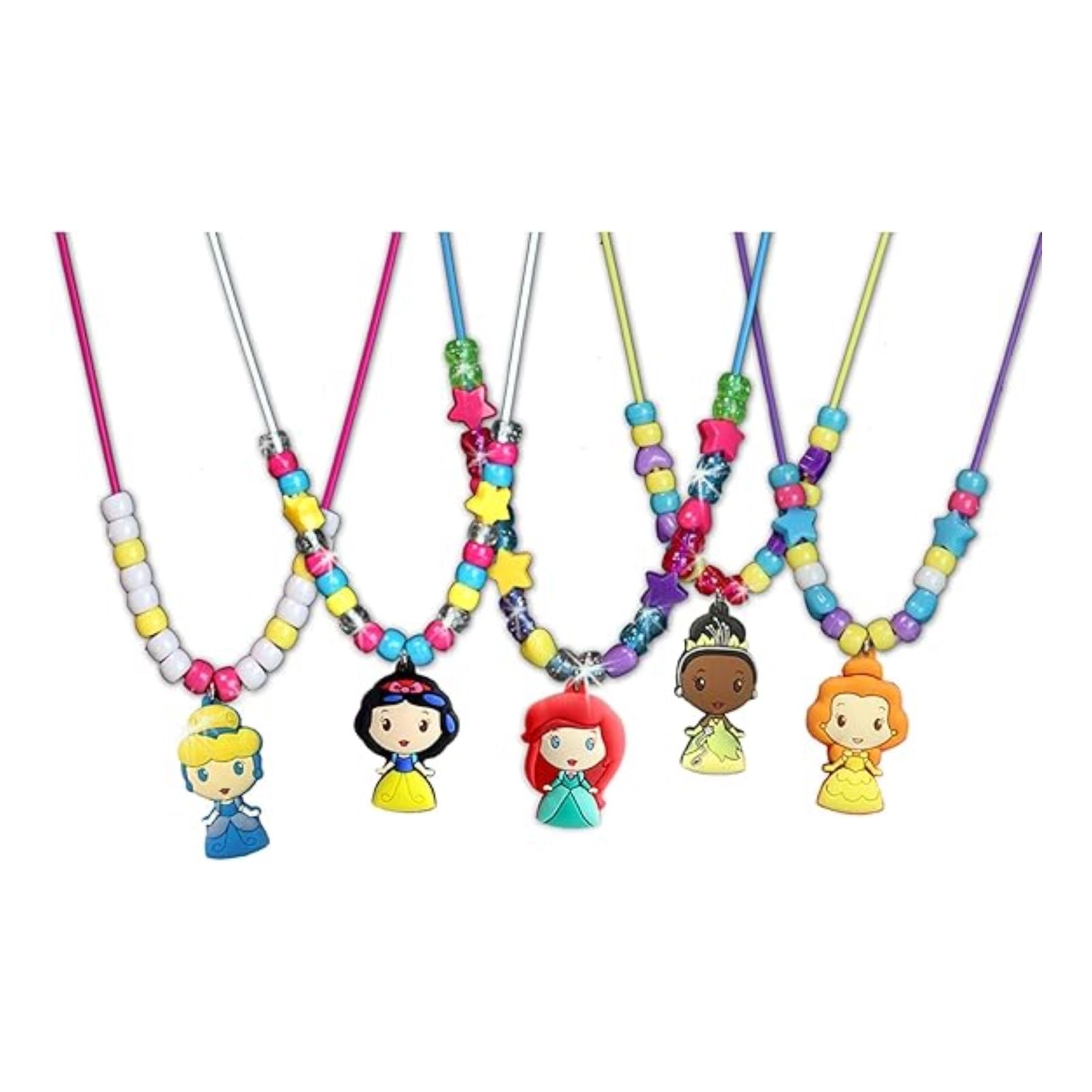 "Tara Toy Disney Princess Necklace Activity Set - Creative Jewelry Kit for Kids"