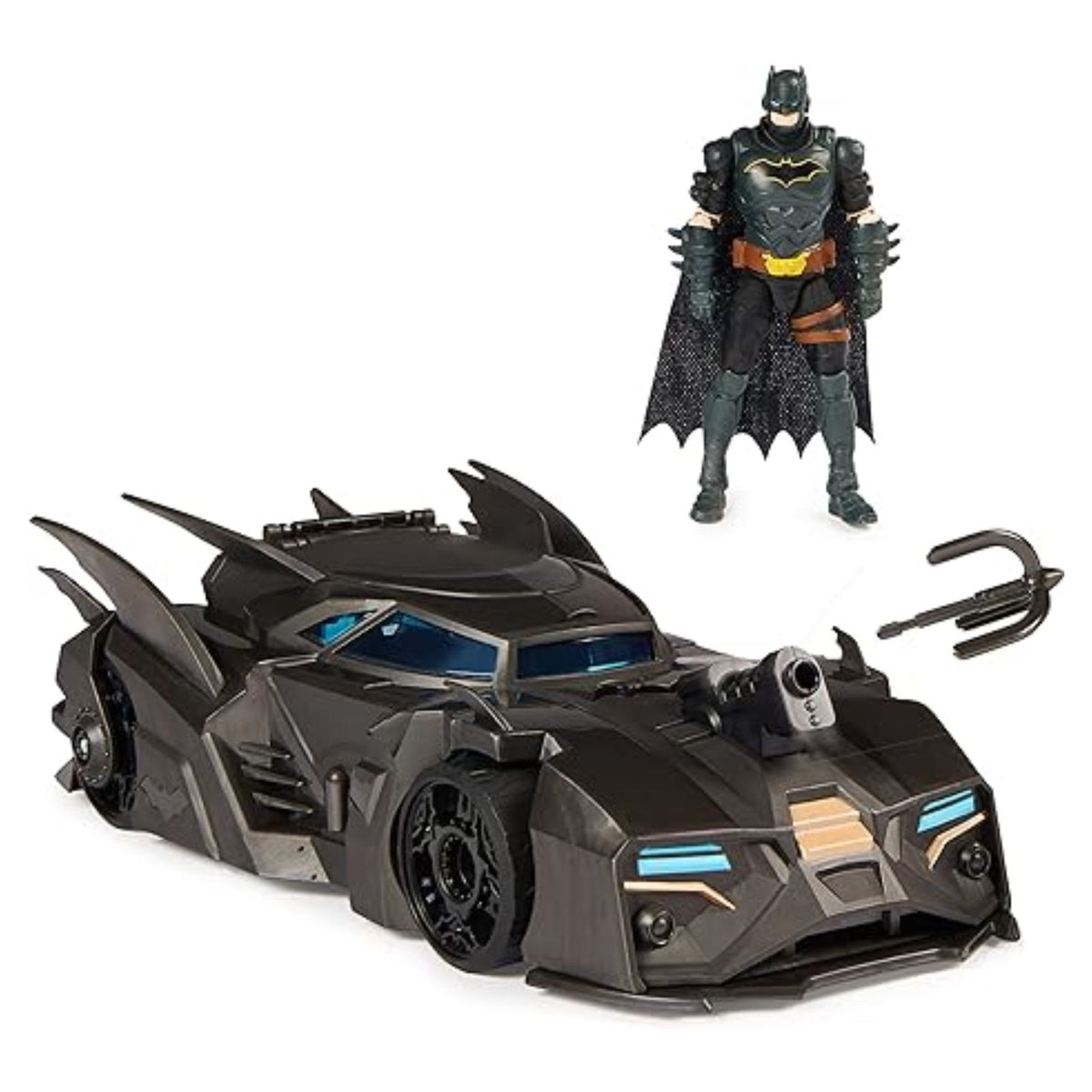 DC Comics, Crusader Batmobile Playset with Exclusive 4-inch Batman Figure