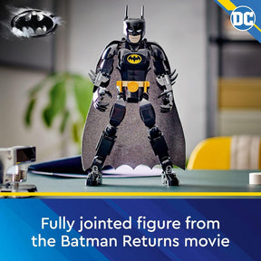 LEGO DC Batman Construction Figure Buildable DC Action Figure, Fully Jointed DC Toy for Play and Display