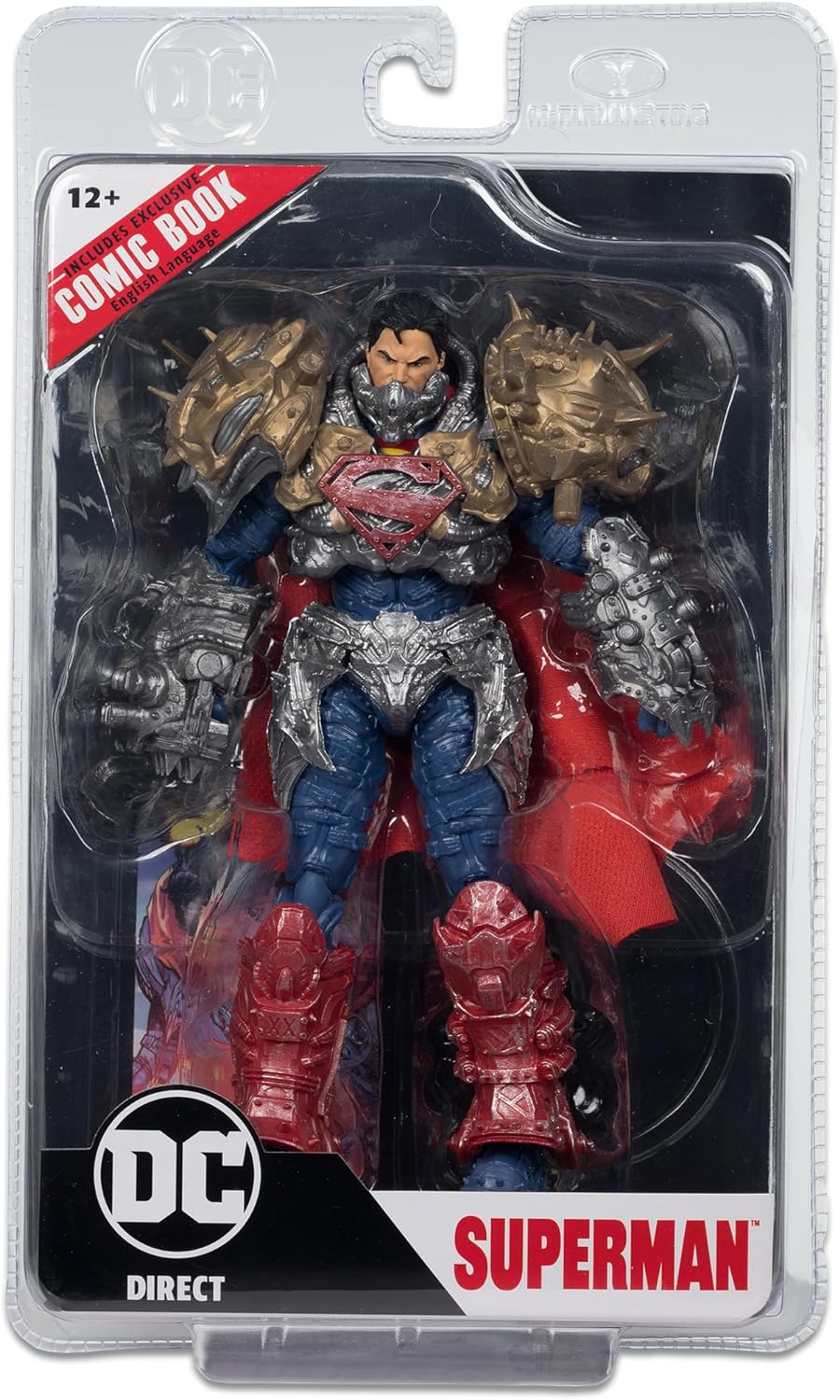 McFarlane Toys DC Direct - Superman: Ghosts of Krypton - Page Punchers - 7" Superman Figure with Comic