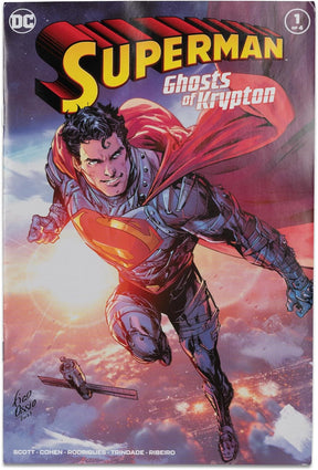 McFarlane Toys DC Direct - Superman: Ghosts of Krypton - Page Punchers - 7" Superman Figure with Comic