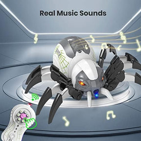 DEERC Remote Control Spider Robot Toy for Kids