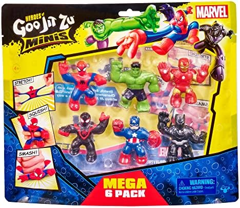 Heroes of Goo Jit Zu Marvel Mega Mini 6 Pack