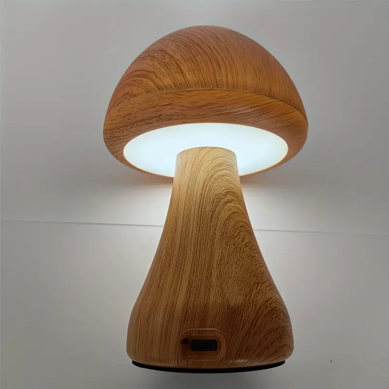 Cute Mushroom Night Light, USB Light With Touch Sensor, Portable Dimmable Bedside Lamp With USB Charging