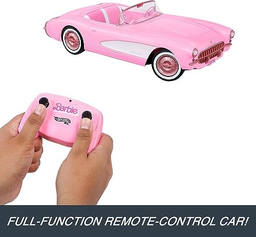 Hot Wheels Barbie RC Corvette from Barbie The Movie