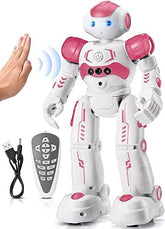 KingsDragon RC Robot Toys for Kids |Gesture & Sensing Robot | Pink