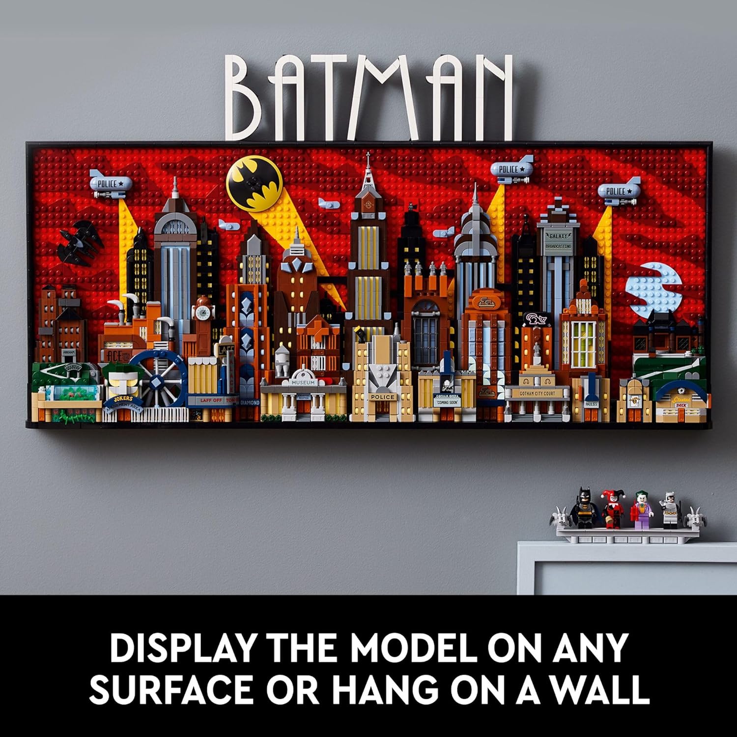 LEGO DC Batman: The Animated Series Gotham City Build and Display Adult Set with Mini figures, DC Collectible Gift for Fans