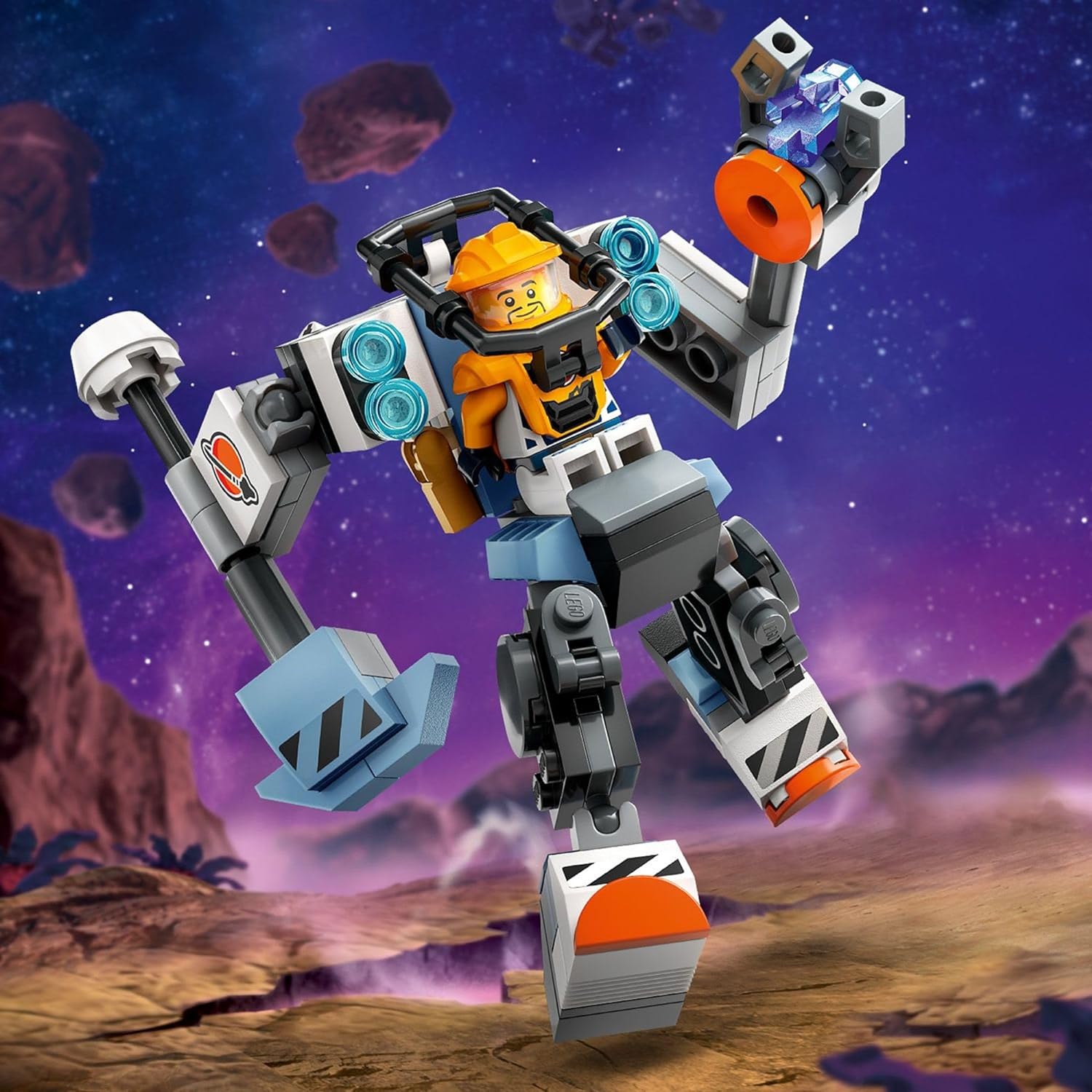 LEGO City Space Construction Mech Suit Building Set, Fun Space Toy for Kids Ages 6 and Up