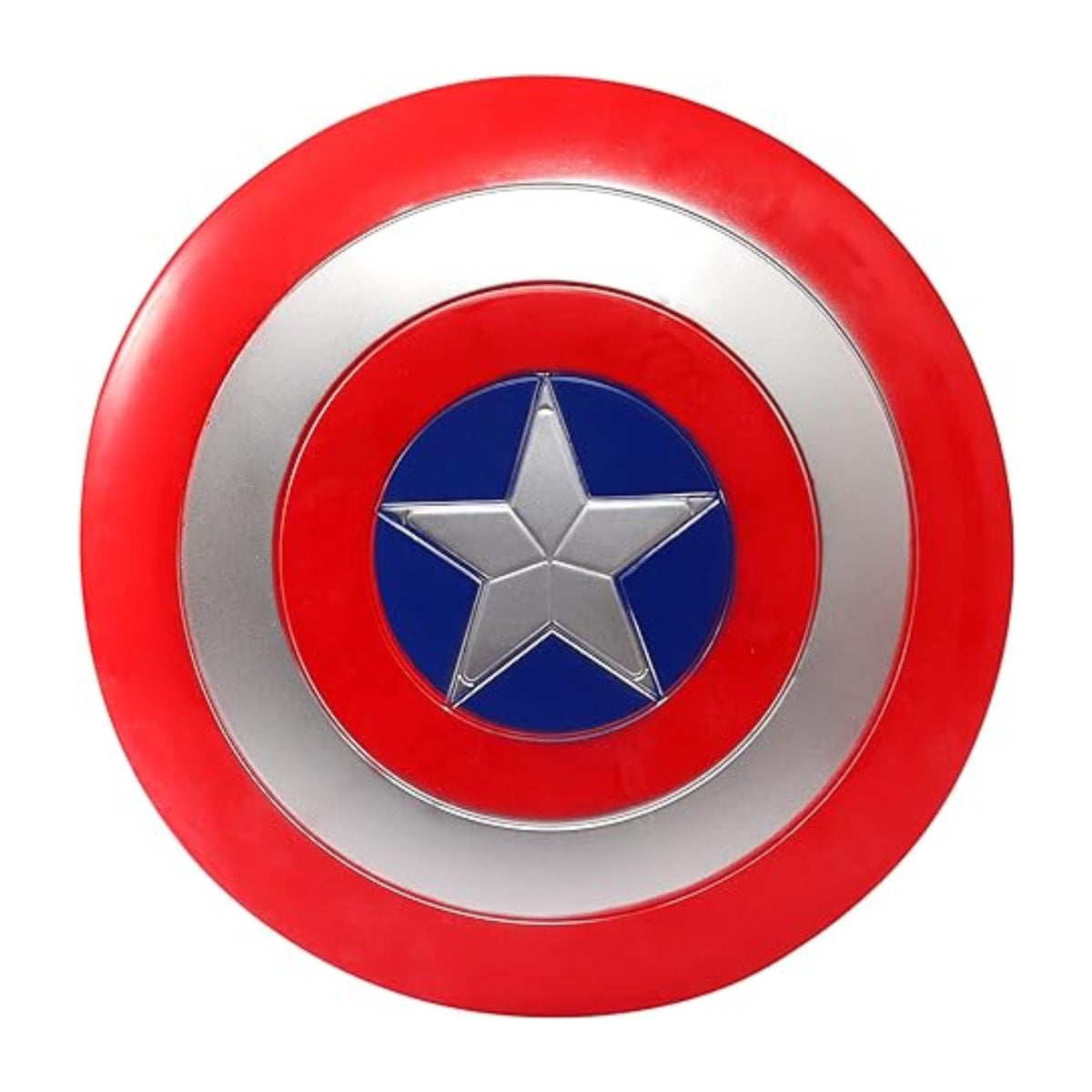 12.6 inch Captain Shield Kids Superhero Prop Role Play Toy for Kids Boys Party Cosplay Red