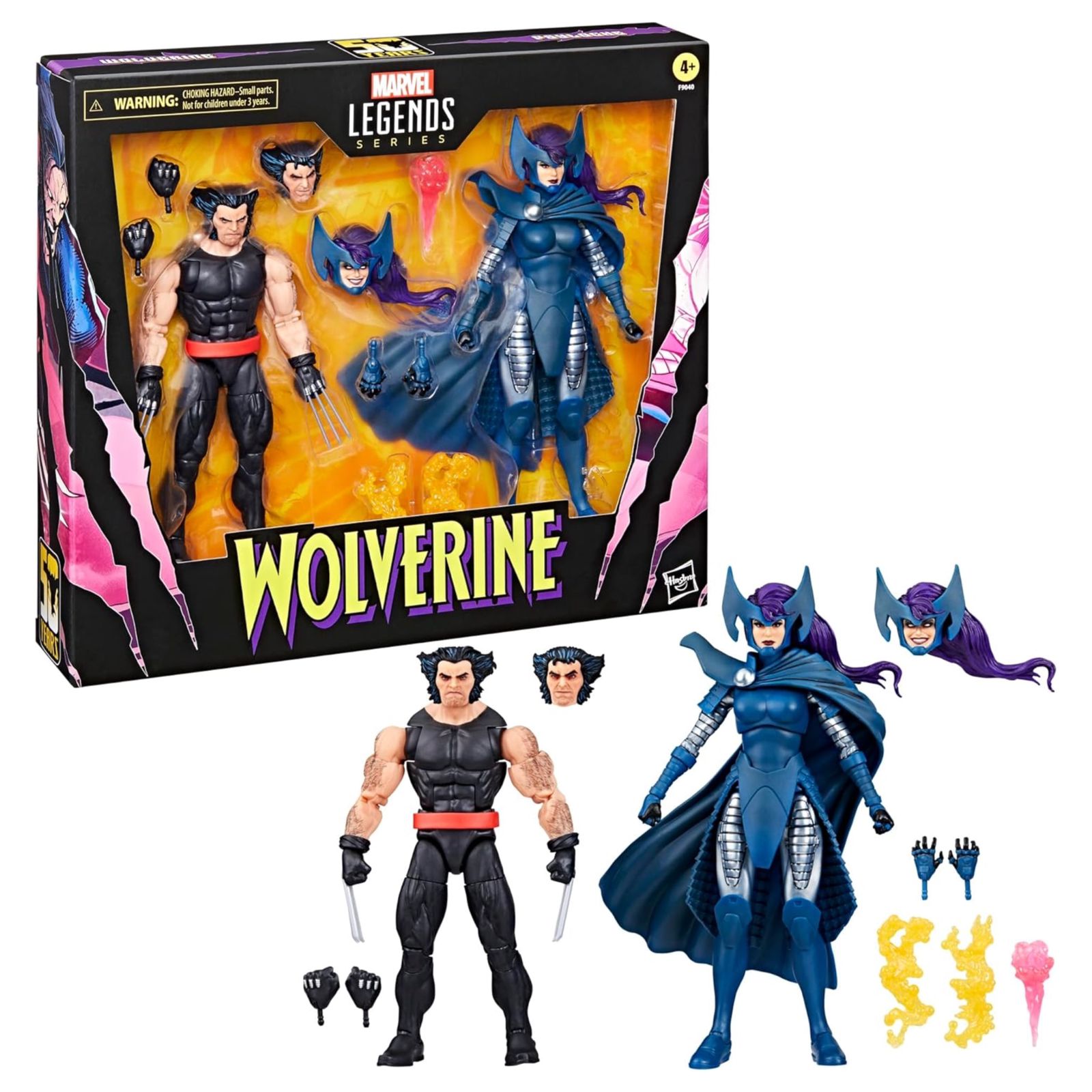 Marvel Legends Series Wolverine and Psylocke