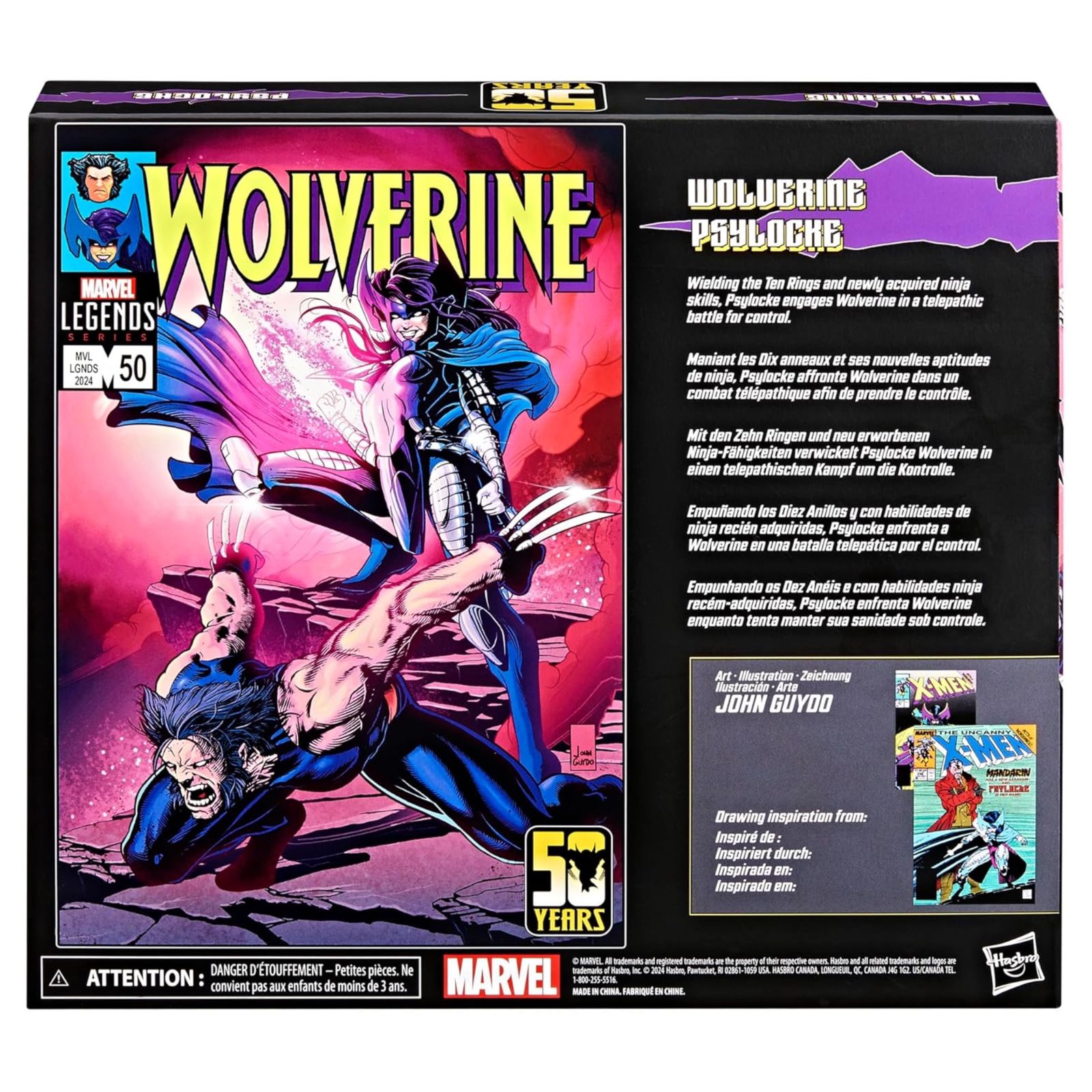 Marvel Legends Series Wolverine and Psylocke