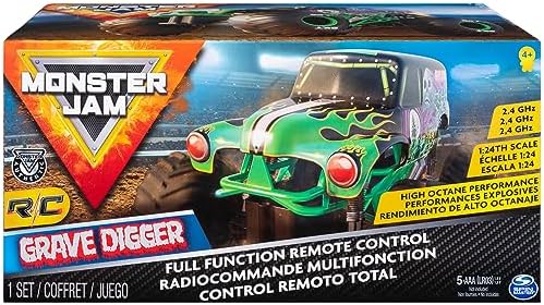 Monster Jam Remote Car Monster Truck | 1:24 Scale, 2.4 GHz, | Ages 4 and up