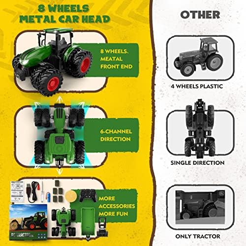 Remote Control Tractor Toy for Kids | RC Tractor Set