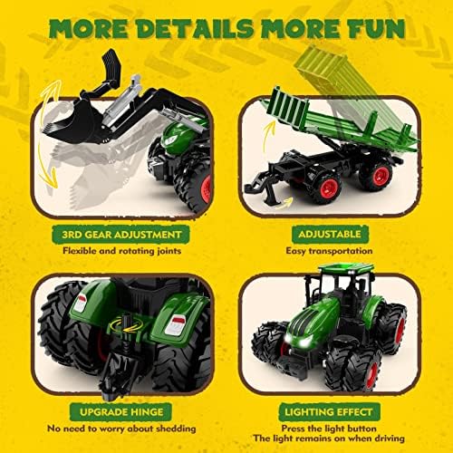 Remote Control Tractor Toy for Kids | RC Tractor Set