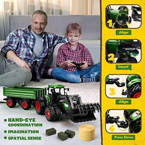 Remote Control Tractor Toy for Kids | RC Tractor Set