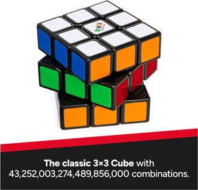 Rubik's Cube, The Original 3x3 Color-Matching Puzzle Classic Problem-Solving Challenging Brain Teaser Fidget Toy