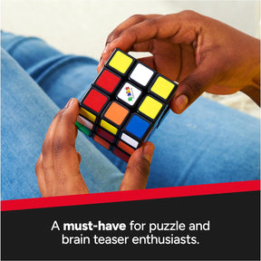 Rubik's Cube, The Original 3x3 Color-Matching Puzzle Classic Problem-Solving Challenging Brain Teaser Fidget Toy