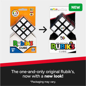 Rubik's Cube, The Original 3x3 Color-Matching Puzzle Classic Problem-Solving Challenging Brain Teaser Fidget Toy