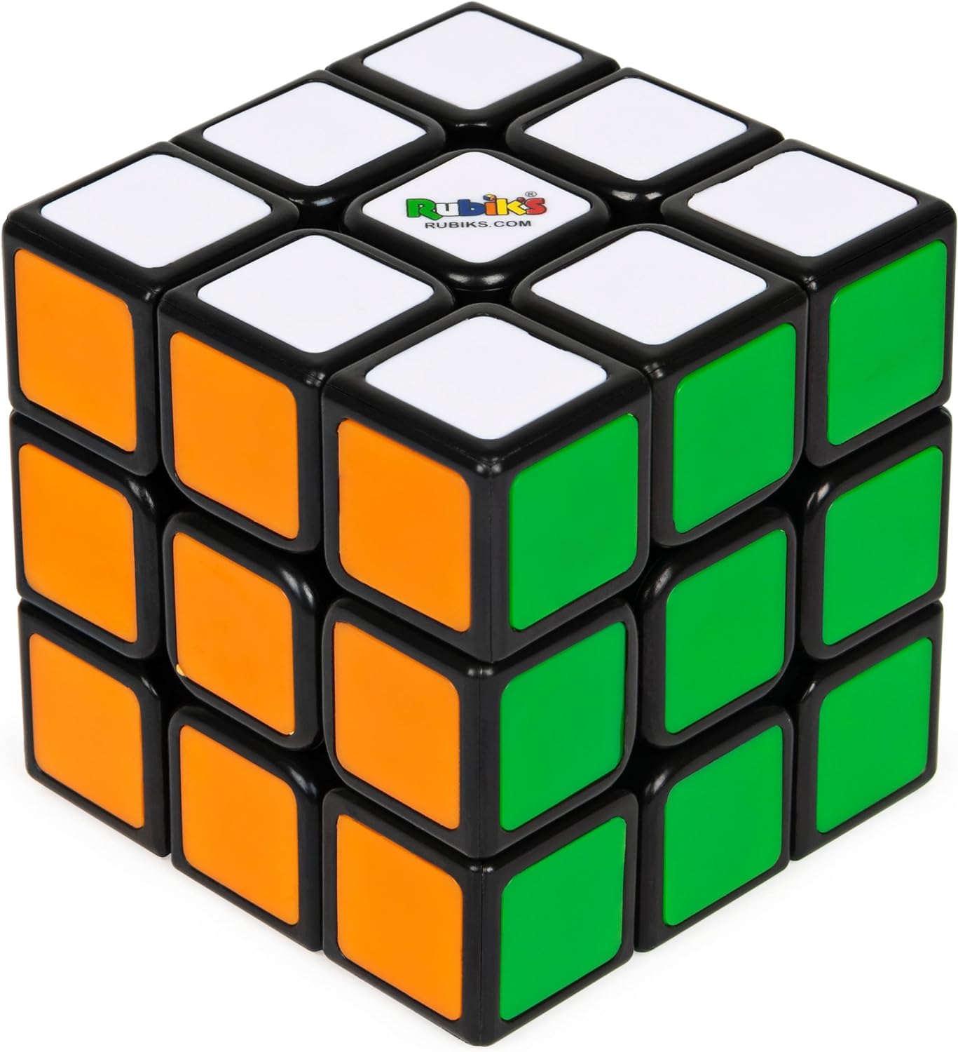 Rubik's Cube, The Original 3x3 Color-Matching Puzzle Classic Problem-Solving Challenging Brain Teaser Fidget Toy